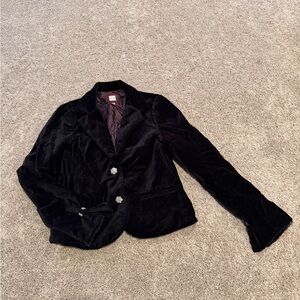 Old Navy Black Velvet Women's Blazer